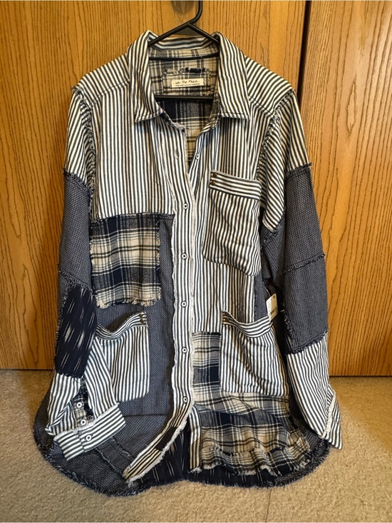 We The Free Tops - Free People "We The Free" Railroad Dreams button-down shirt